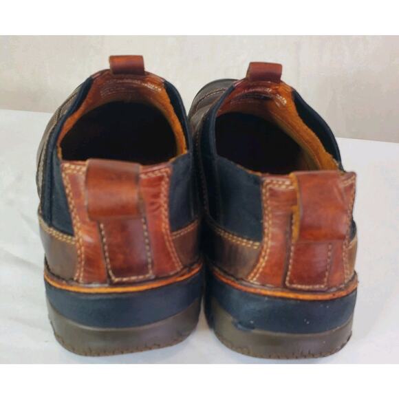 Timberland 73587 Brown Leather Slip On Moc Outdoor Loafer Shoes Mens Sz 11/11.5 main image 11